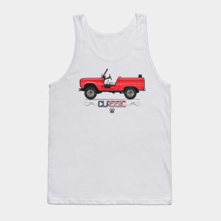 Convertible Red Classic Tank Top